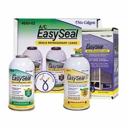 Nu-Calgon 4050-06 Easyseal Nua-4050 Easyseal Refrigerant Leak Sealant, 3 Oz, Gas, Colorless, Amine
