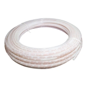 Uponor AquaPEX® F4241000 Coil With Red Print, 100 ft Length, PEX Connection, White, 1-1/8 in Outside Diameter