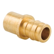 Uponor ProPEX® LF4515050 Adapter, Adapter Fitting, 1/2 in Connection Size 1, Connection Type 1: PEX, Brass