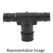 Uponor ProPEX® Q4757557 Reducing Tee, 3/4 in Connection Size 1, Connection Type 1: PEX, 1/2 in Connection Size 2