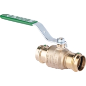 Viega 79930 Ball Valve, Ball Valve, 1 in Nominal, 1 in Connection Size 1, Connection Type 1: Press, Bronze Body
