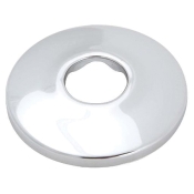 WOLVERINE BRASS® 53957 Shallow Flange, 1/2 in Inside Diameter, 2-1/2 in Outside Diameter, Steel, Chrome-Plated