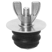 WOLVERINE BRASS® 54963 Economy Test Plug, Economy Test Plug, For Pipe Size: 4 in, Steel, Plug Function Type