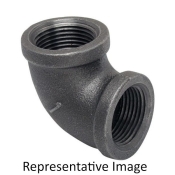 WOLVERINE BRASS® ProSeries 55178 90 deg Elbow, Elbow Fitting, 1/2 in Connection Size 1, Connection Type 1: FIP, Iron