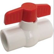 WOLVERINE BRASS® 55968 Ball Valve, Ball Valve, 1 in Nominal, 1 in Connection Size 1, Connection Type 1: Solvent