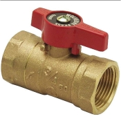 WOLVERINE BRASS® 56076 Ball Valve With Lever Handle, Ball Valve, 1 in Nominal, 1 in Connection Size 1, Brass Body