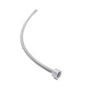 WOLVERINE BRASS® 57582 Toilet Connector, 20 in Length, 3/8 in Connection Size 1, Connection Type 1: Tube