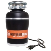 WOLVERINE BRASS® 85496 Mini-Disposal, 3/4 hp Motor HP, 120 V, 1 ph, 1-1/2 in Outlet Connection, 1700 rpm Motor RPM