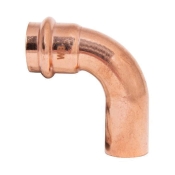 WOLVERINE BRASS® 99601 Press Street Elbow, 90 deg Street Elbow Fitting, 3/4 in Connection Size 1, 90 deg Angle, Copper