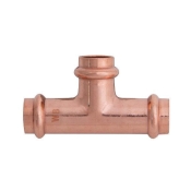 WOLVERINE BRASS® 99617 Press Tee, Tee Fitting, 1/2 in Connection Size 1, Connection Type 1: Compression, Copper