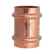 WOLVERINE BRASS® 99697 Press Coupling, Coupling Fitting, 1 in Connection Size 1, Connection Type 1: Compression, Copper