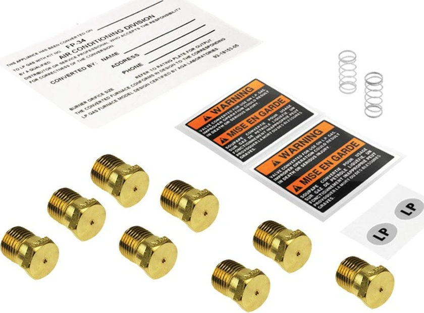 Rheem® FP-34 ProTech LP Conversion Kit - 0.043 in Orifice, 42,000-112,000 BTU/h, For R96VA