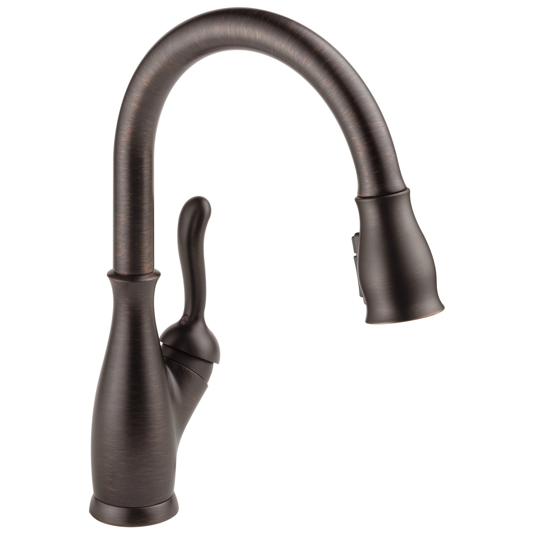 delta® 9178-RB-DST Leland 1-Handle Kitchen Faucet - Venetian Bronze, Includes Pull-Down Feature, High Arc / Gooseneck, 1.8 GPM