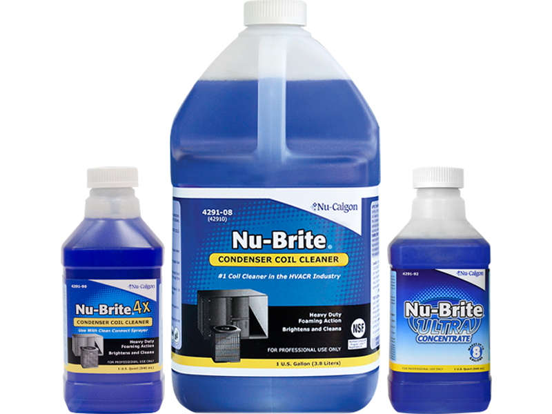 Nu-Calgon 4291-08 Nu-Brite Coil Cleaner - 1 gal, Liquid