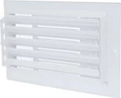 Selkirk® 01051004CW 140 Series 3-Way Register - 10 x 4 in, White, Stamped Face