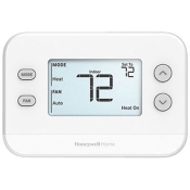 resideo TH1210U4001/U Non-Programmable Thermostat, 20-30 V, 2H/1C, 1H/1C Stages, Yes Humidity Control, AA Battery