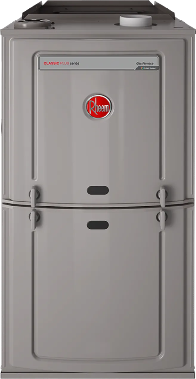 Rheem® R802V1255A24UHSCAP 125,000 BTU/h 80% AFUE Two-Stage Gas Furnace
