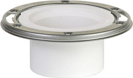 Sioux Chief 887-PM Push Tite PVC Open Closet Flange - 3 in x 4 in