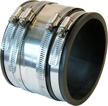 Fernco® 1056-44RC 1056 Series Strong Back Shielded Coupling - 4 in