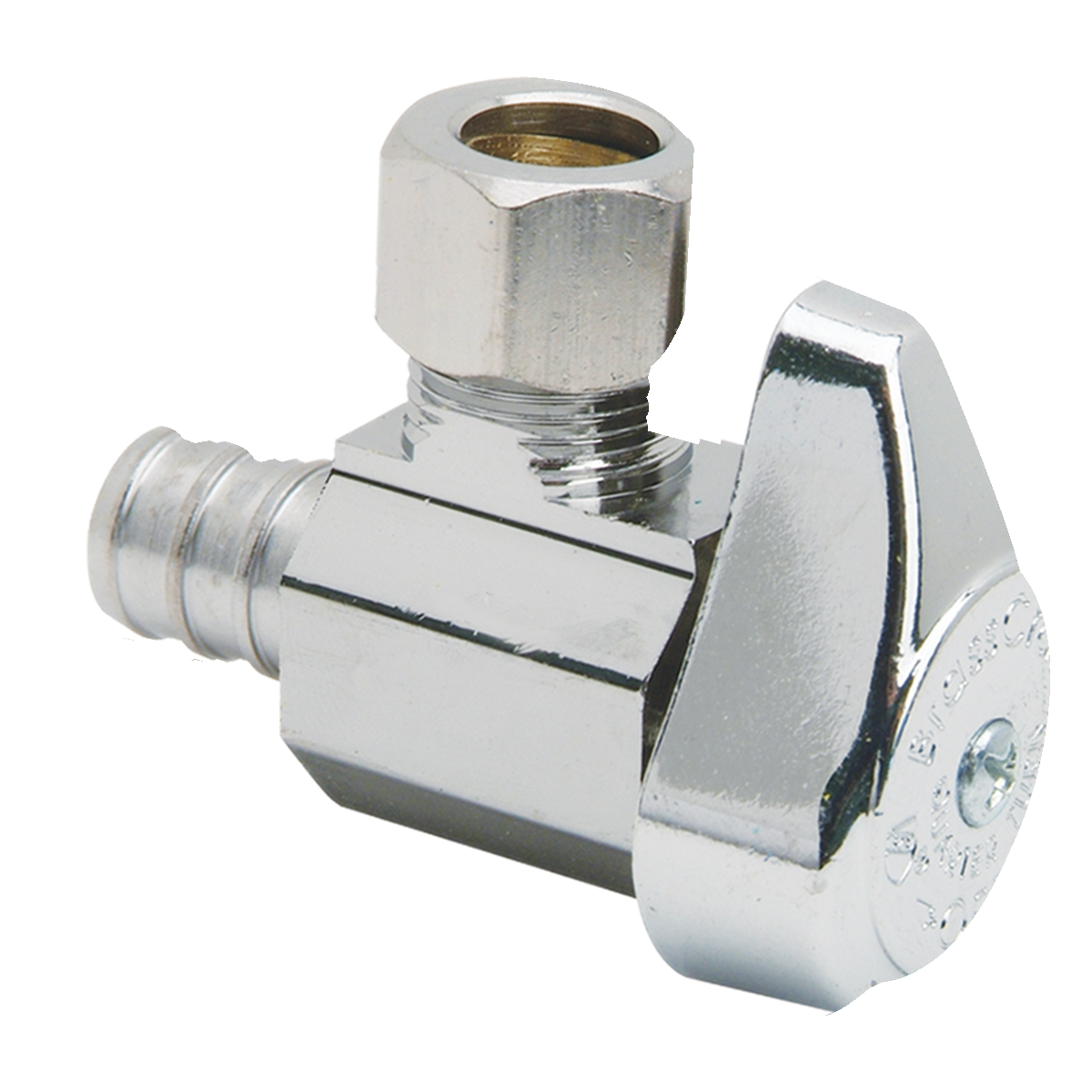 BrassCraft® G2BRPX19XC G2 Series 1/2 x 3/8 in Angle Stop - PEX x Compression