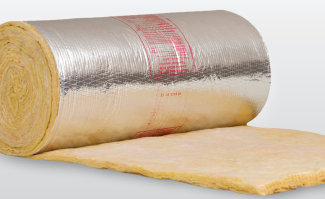 FOAMGLAS® 670734 SOFTR R-6 FSK Duct Wrap - 2 x 48 x 75 ft, Fiberglass, 25/50