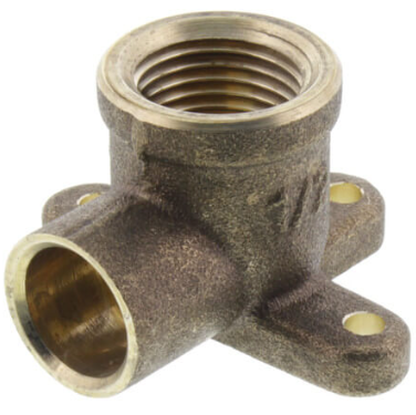 Sioux Chief 616-G2E3 Drop-Ear Elbow, 1/2 in FIP x 1/2 in Female Sweat x