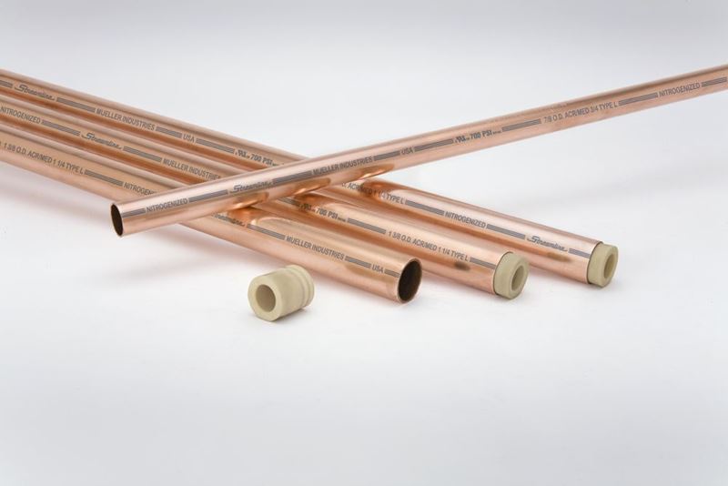 United Pipe & Steel AC06020 Streamline ACR Hard Copper Tubing - 7/8 in OD, 20 ft