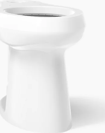 Kohler® K-22661-0 Highline Elongated Toilet Bowl - White, Floor Mount