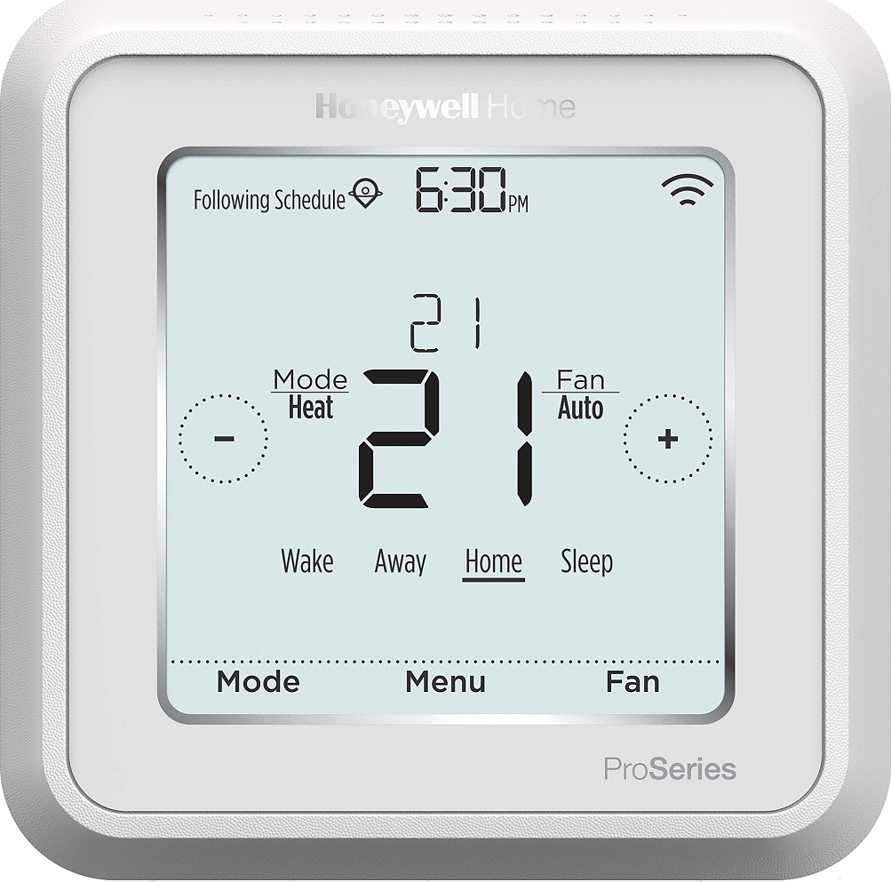 Honeywell TH6320WF2003/U T6 Pro Smart Thermostat - 3H/2C, Touchscreen, Hardwired, White