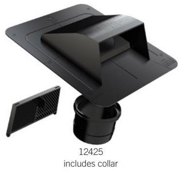 Builders Best® 112425 Duraflo Round 4 in Dryer Vent Cap - Damper Included