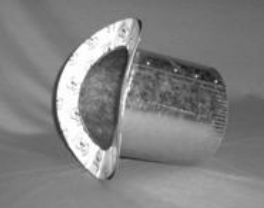 Barrington® 711160 503 Series Air-Tite 5 in Saddle Takeoff - Galvanized Steel