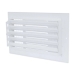 AirMate® 01051404CW Supply Register, For Duct Size: 14 x 4 in, Rectangular Duct, 3-Way Deflection, Steel, Enamel