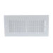 AirMate® 01080806CW Register, For Duct Size: 8 x 6 in, Rectangular Duct, Ceiling, Sidewall Installation/Mounting