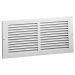 AirMate® 01111424CW Return Air Grille, For Duct Size: 14 x 24 in, Rectangular Duct, Steel, Enamel, 25-3/4 in H, 40 deg