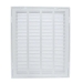 AirMate® 01151620CW Return Air Filter Grille, For Duct Size: 16 x 20 in, Rectangular Duct, Steel, Enamel, 22-5/8 in H