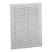 AirMate® 01151620CW Return Air Filter Grille, For Duct Size: 16 x 20 in, Rectangular Duct, Steel, Enamel, 22-5/8 in H