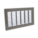 AirMate® 01462412BR Floor Return Air Grille, For Duct Size: 24 x 12 in, Rectangular Duct, Steel, Enamel, 13-13/16 in H