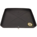 Asurity™ 6-3030L Standard Drain Pan, 30 in L, 30 in W, 1-Outlet, Long Side, Polypropylene