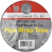 BRAXTON HARRIS PWT10B2-100 Pipe Wrap Tape, 2 in Width, 200 ft Length, Black