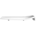 Bemis® 1955CT 000 Toilet Seat, Elongated Bowl Shape, Open Front Type, White, Plastic, 18.563 in Length, 14-1/2 in Width