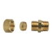 BrassCraft® 68-10-8X Reducing Adapter, Adapter Fitting, 5/8 in Connection Size 1, Connection Type 1: OD Tube, Brass