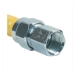 BrassCraft® ProCoat® CSSC11-24 Gas Connector, 3/4 in, MIP, 3/4 in, MIP, 24 in L, Stainless Steel Tubing, Steel Fitting