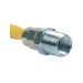 BrassCraft® ProCoat® CSSL44-12 Gas Connector, 1/2 in, MIP, 1/2 in, MIP, 12 in L, Stainless Steel Tubing, Steel Fitting