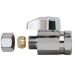BrassCraft® G2R12X C 1/4 Turn Straight Stop Valve, 1/2 in Inlet, FIP Inlet, 3/8 in Outlet, OD Compression Outlet