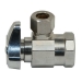 BrassCraft® G2R17X C 1/4 Turn Angle Stop Valve, 1/2 in Inlet, FIP Inlet, 3/8 in Outlet, OD Compression Outlet, 1.95 in D
