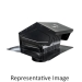 Builder's Best® 012634 Roof Vent, For Duct Size: 6 to 8 in, 7 in Height, 15.675 in Width, 16 in Depth, Steel
