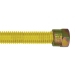 CAMBRIDGE™ C-GCY-121212MF-12 Gas Connector, 12 in Length, 1/2 in Connection Size 1, Connection Type 1: Male, 102000 Btu