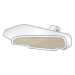 CENTOCO 700-001 Toilet Seat, Round Bowl Shape, White, Centocore™ Wood, 16-3/4 in Length, 14-3/8 in Width, 2 in Height