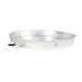 Camco 20810 Drain Pan With PVC Fitting (E/F), 26 in Dia, 2-1/4 in D, Aluminum, Use With: Gas or Electric Water Heater