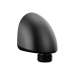 DELTA® 50560-BL Round Wall Elbow, Matte Black, Use With: Hand Shower